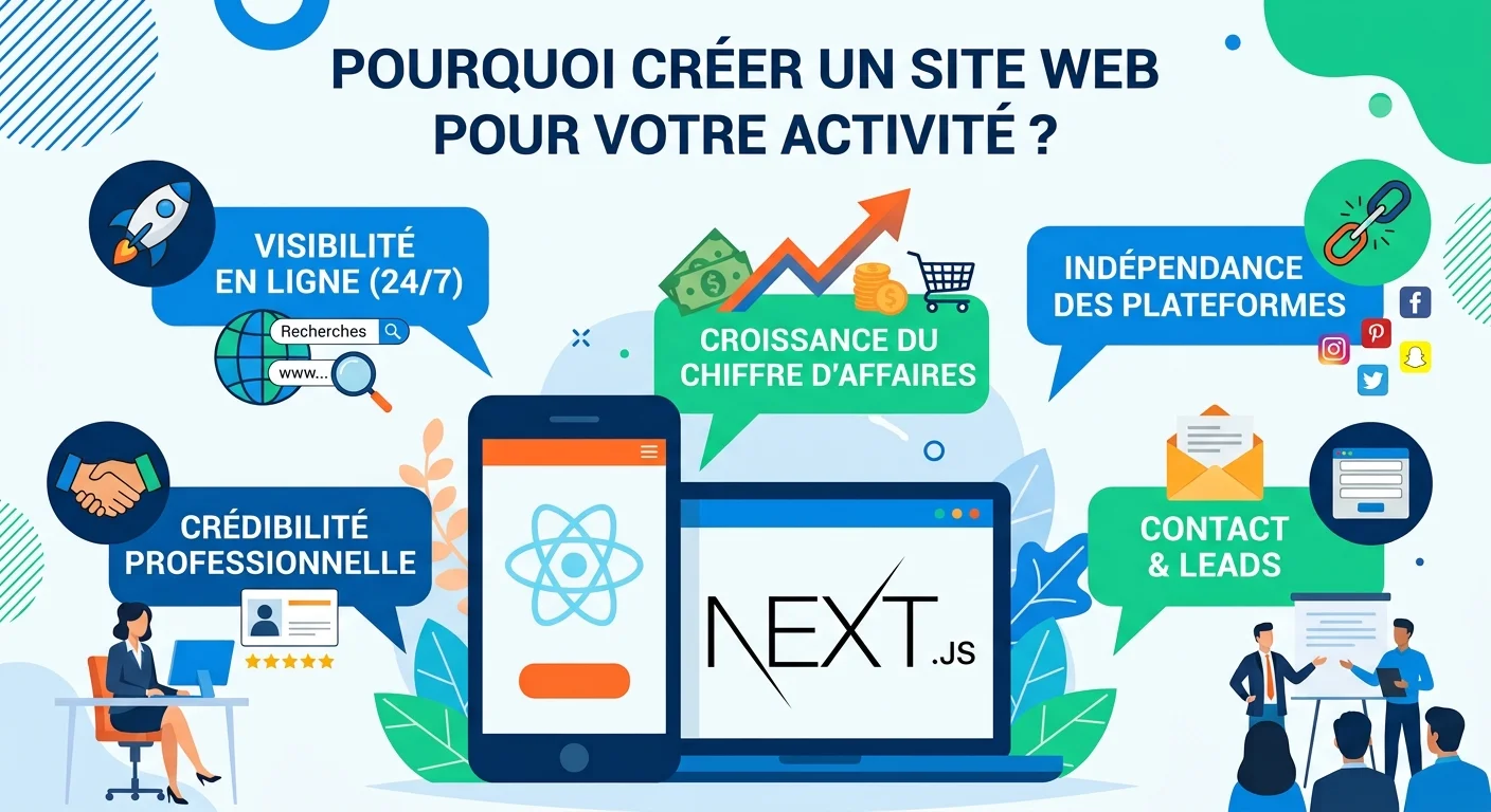 Pourquoi créer un site web pour son activité ?